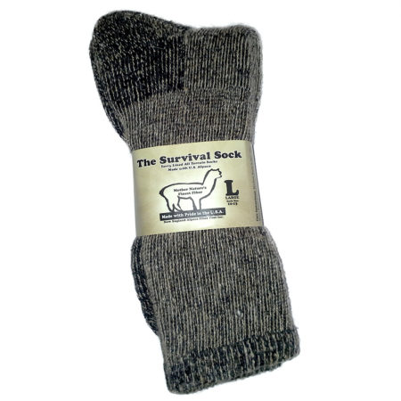 The Survival Sock Alpaca Fleece Sock